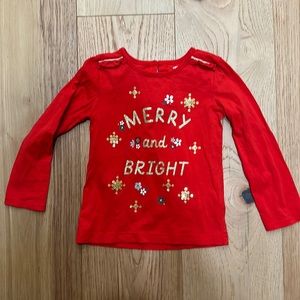 Carters holiday shirt size 3T